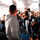 Cellphone video captured a brawl among five women on a cross-country Spirit Airlines flight after two women broke out a boom box and tried to get the plane rocking.
NBC News screenshot